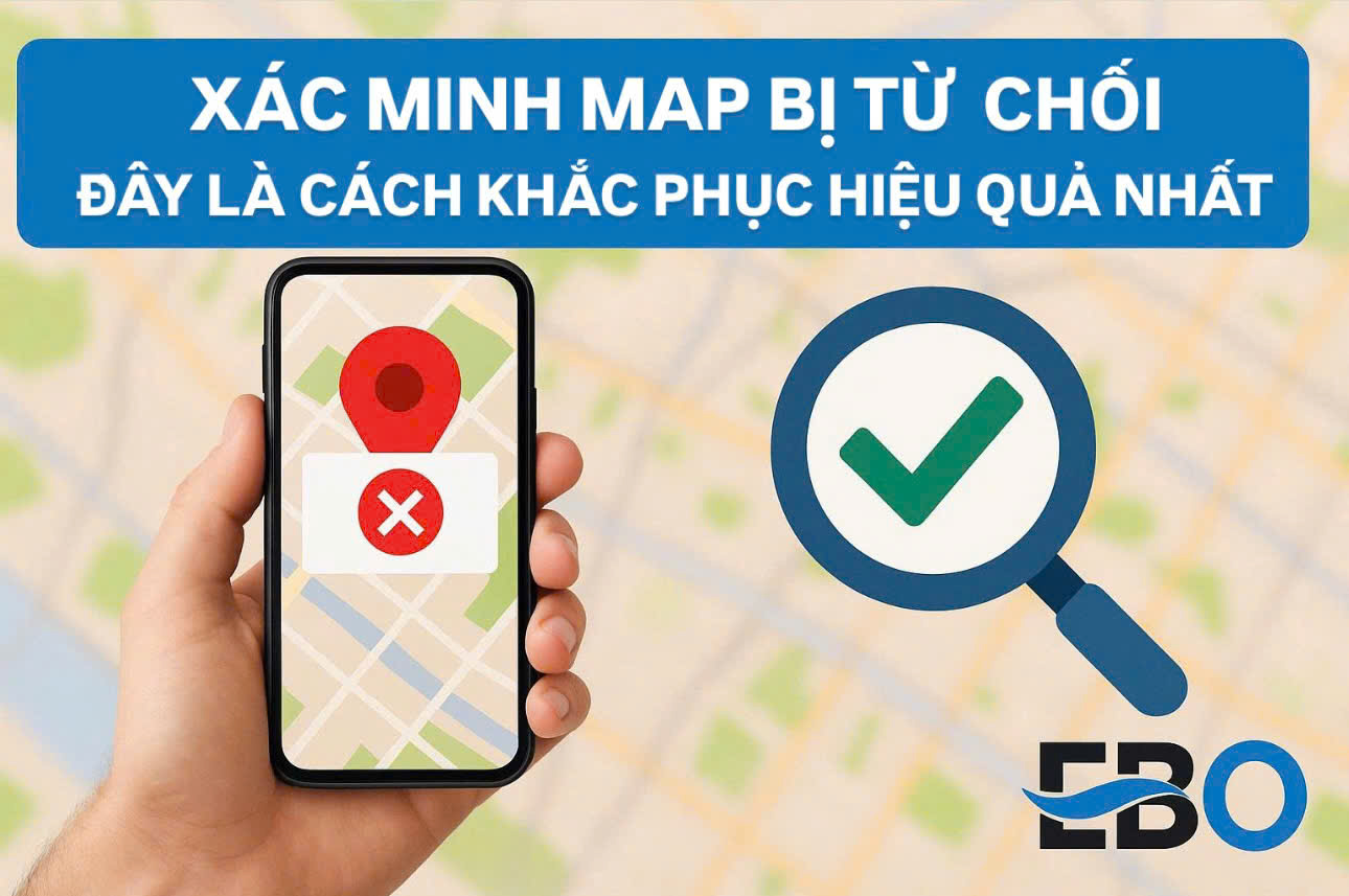 cách xác minh map khi bị từ chối