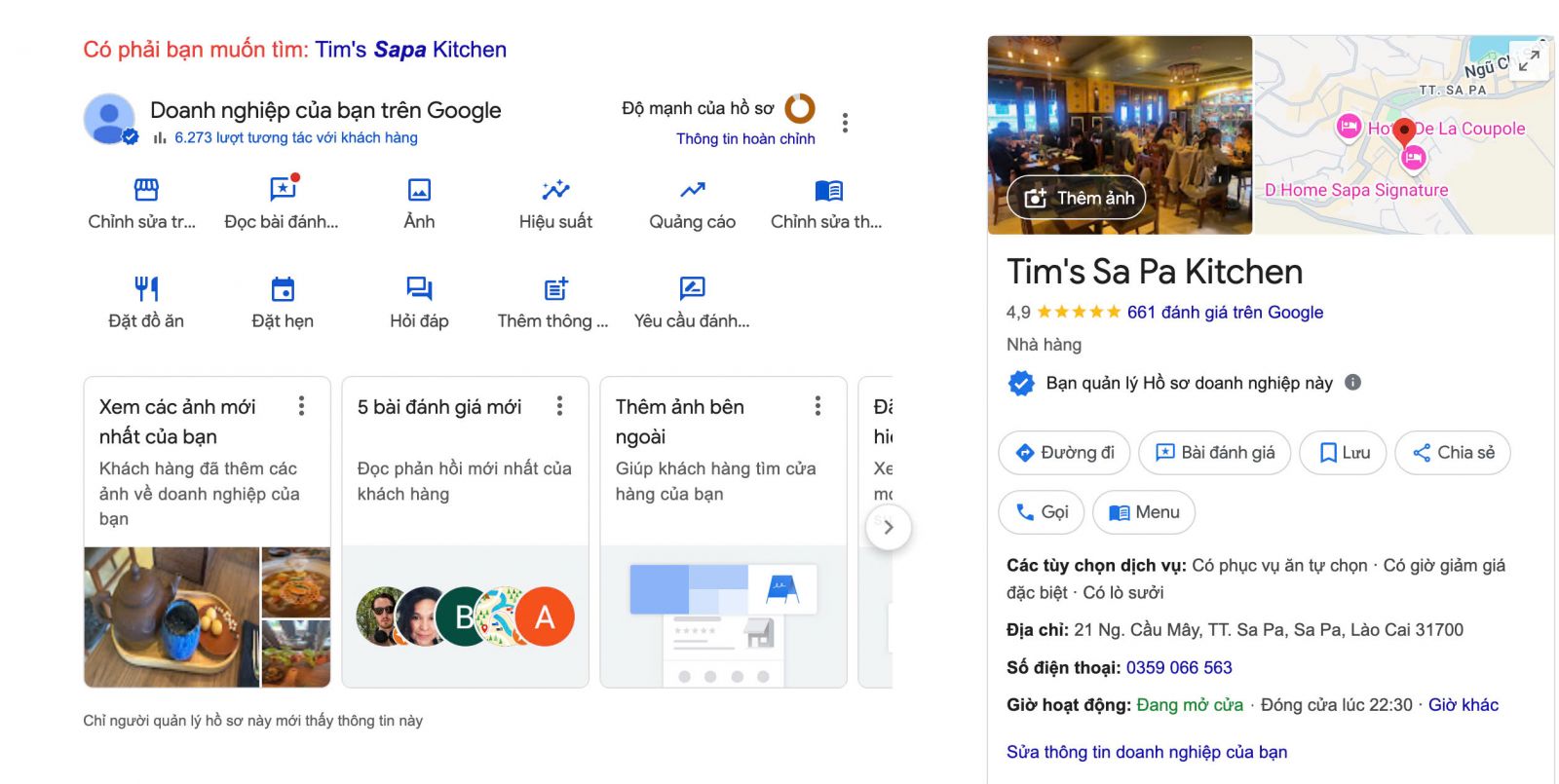 Dịch vụ chăm sóc map khi bị đánh giá 1 sao Google