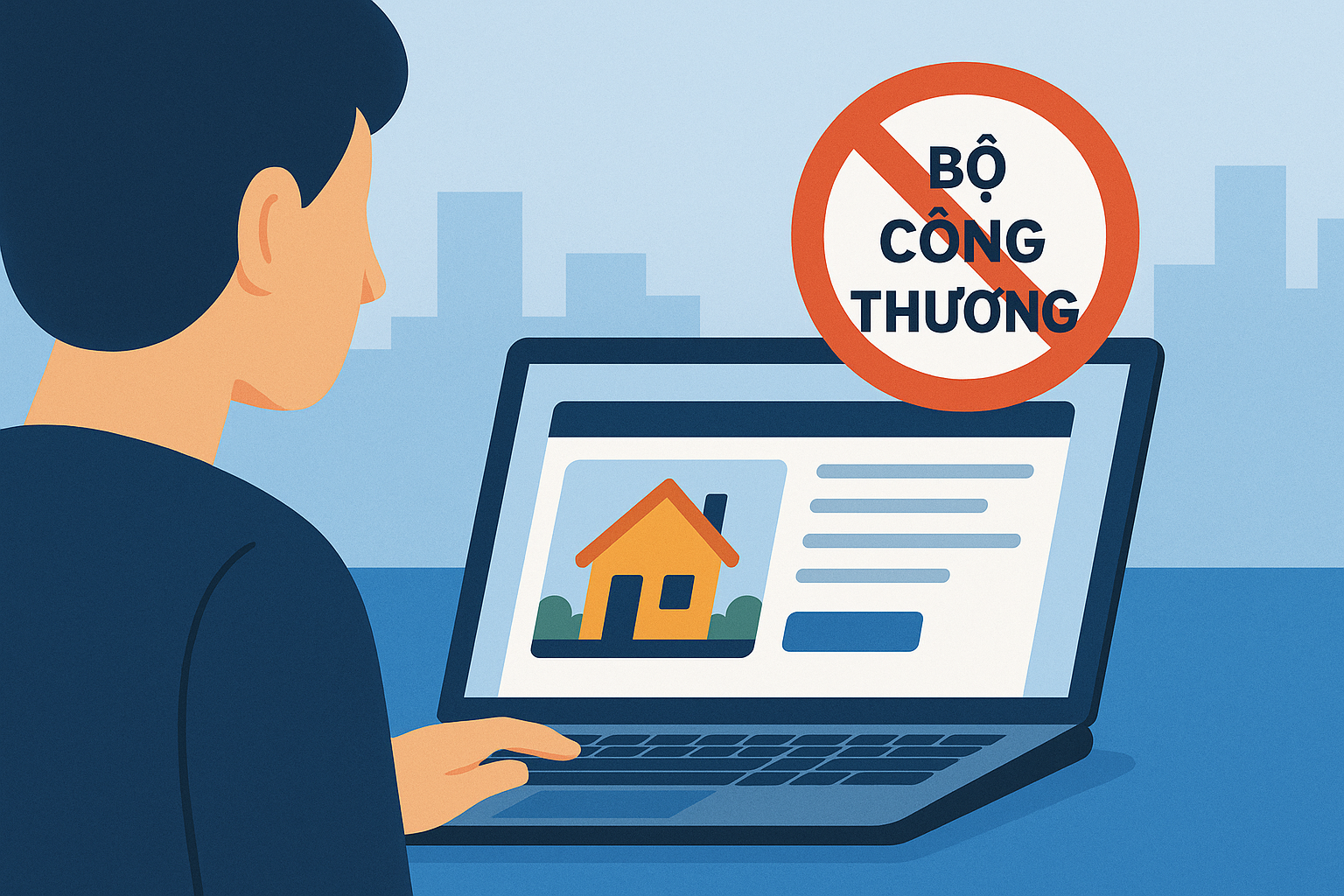 thông báo bộ công thương website bán bất động sản