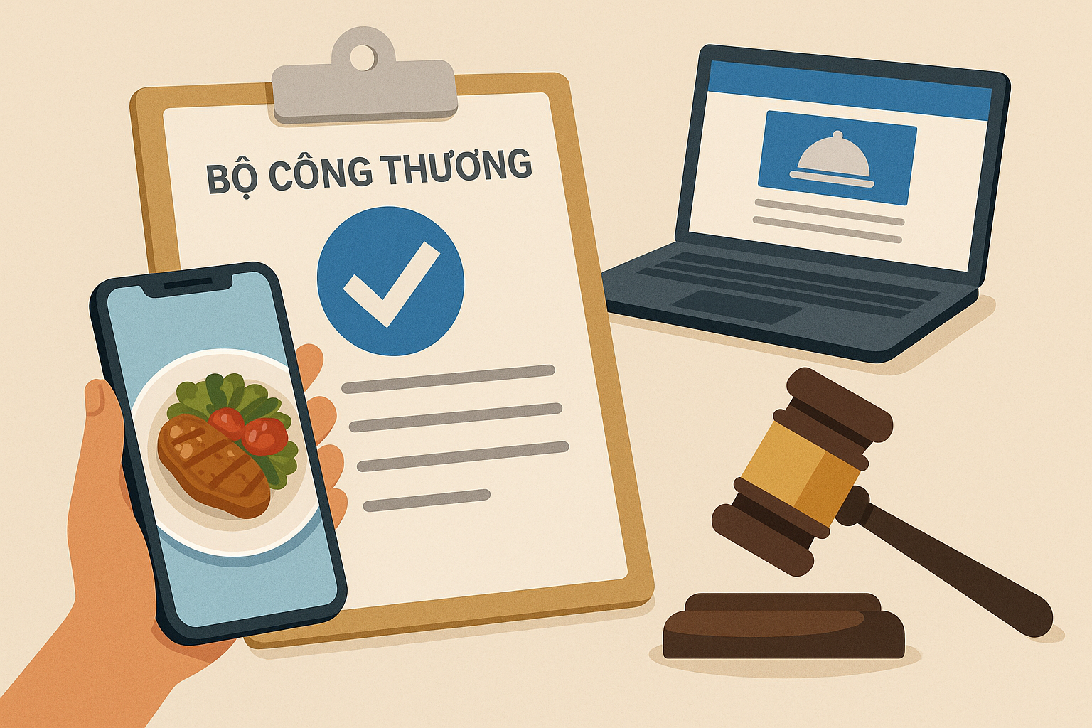 thông báo với Bộ Công Thương ngành F&B
