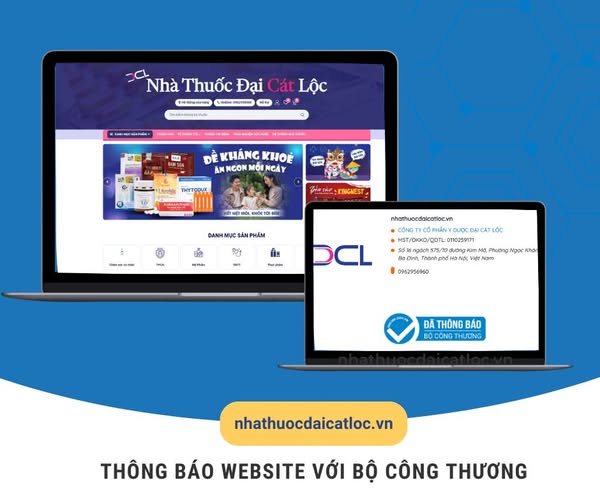 Kiểm tra website đã đăng kí